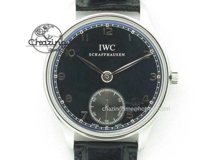 MIROTIME 0217 Portuguese Tourbillon IW5046 RG ZF Best Edition White Dial on Brown Leather Strap UrbanStyle 7144